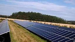 Pomona Solar Energy Co-operative solar panels in field