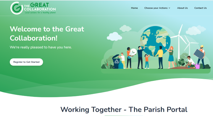 The Great Collaboration website home page