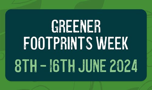 Greener footprints week 8th-16th June 2024 Banner